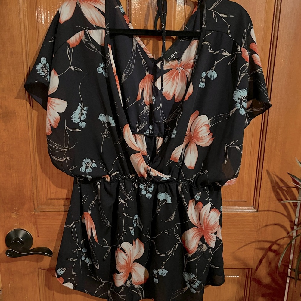 Beautiful floral romper